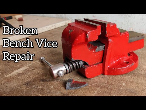Broken Bench Vise Repair - Without Welding