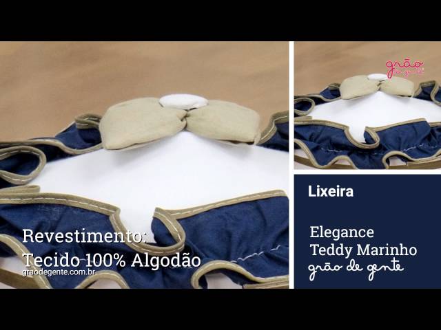 Lixeira Elegance Teddy Marinho | Ref: 59052