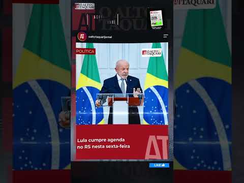 Lula nesta sexta-feira cumpre agenda no Rio Grande do Sul #noticias #eleições2026