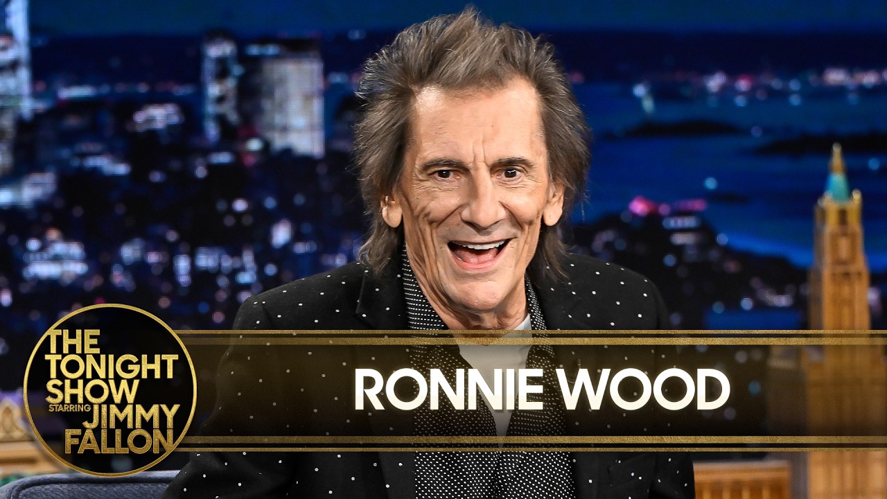Ronnie Wood and Jimmy Jam Out on Harmonicas, Talk The Rolling Stones' Foreign Tongues | Tonight Show - YouTube