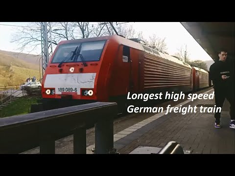 Longest high speed German freight train
