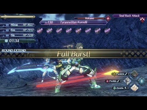Xenoblade Chronicles 2 1.5 - One Round Full Burst - Example Strategy