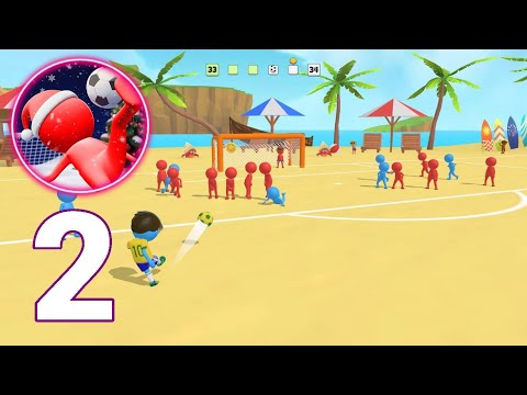 Super Goal - Stickman Futebol - Gameplay Walkthrough Part 2 - Tutorial (iOS, Android)