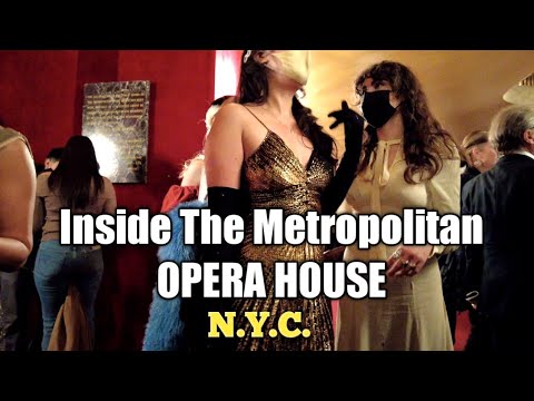 THE METROPOLITAN OPERA HOUSE (A Look Inside & Walking Tour) to see LA BOHÈM at Lincoln Center N.Y.C.