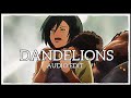 Dandelions Slowed Audio Edit Underwater Effect
