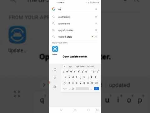 How to check for updates on LG k61 and other devices.