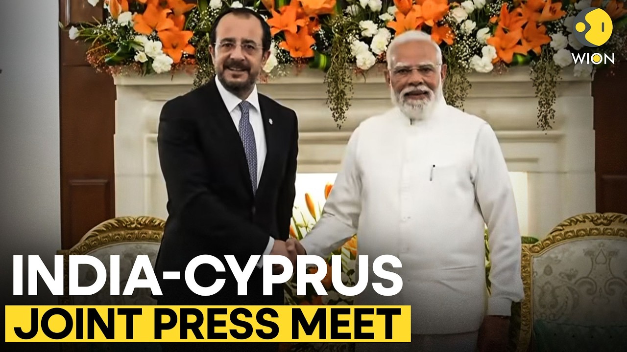 India- Cyprus Joint Presser LIVE: PM Modi And Cyprus President Hold Joint Press Meet In Delhi