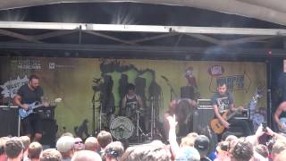 Oh, Sleeper "The Marriage Of Steel And Skin" Live @ Vans Warped Tour 2013 Cleveland OH 7 18 2013