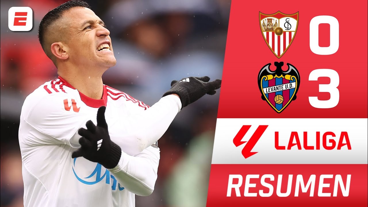 SEVILLA de Matías Almeyda y Alexis Sánchez CAYÓ ante el ÚLTIMO DE LA TABLA y fue GOLEADO | La Liga