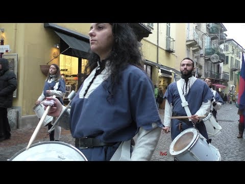 Tamburi del gruppo storico Credendari - Carnevale Ivrea 2018