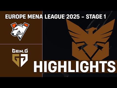 [HIGHLIGHTS] VirtusPro vs GENG | Europe MENA League 2025 - Stage 1