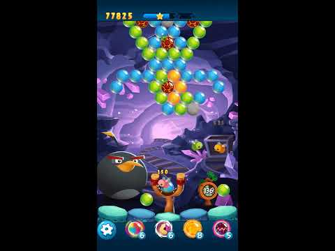 Angry Birds POP Bubble Shooter - Level 65. Gameplay Android walkthrough