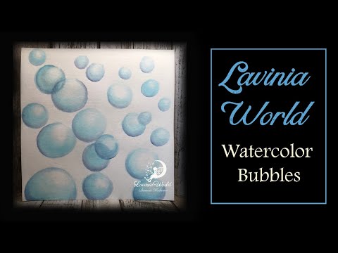 Lavinia World - Watercolor Bubbles - Distress Oxide Ink