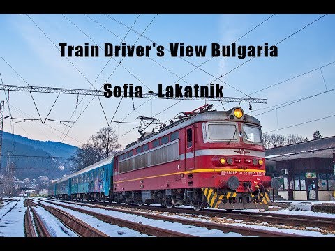 🚆 Train Driver's View Bulgaria: BDZ ⚡ 44 174 - Iskar Gorge winter ride Sofia - Lakatnik