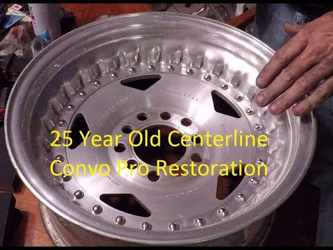 Restoring and mounting 25 year old Centerline Convo Pros on the 37 Ford