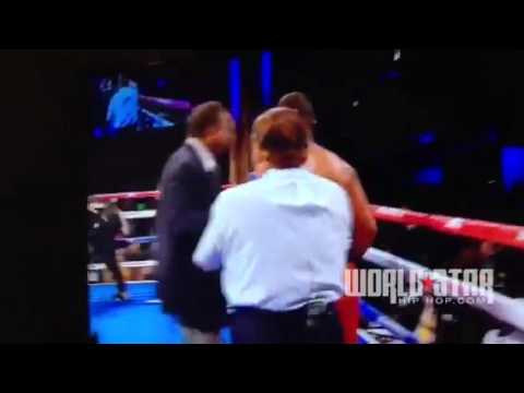 Sports Pause Moment Of The Week: Ref Kisses Boxer After Stopping Fight [Official Video]
