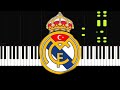 Hala Madrid - Slow Easy Piano Tutorial