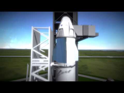 Kerbal Space Program with RO - SpaceX DM-2 Mission