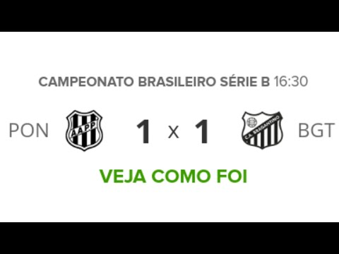 Ponte Preta 1 x 1 Bragantino - Melhores Momentos - Série B - 19/10/2019 | Futebol