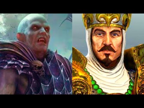 Mannfred von Carstein And Louen Leoncoeur convarsation.