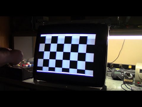 27" K7500 Arcade Monitor Chassis Repair - Partial Collapse, Bad R303, Bad Caps, + Neck Board Repair