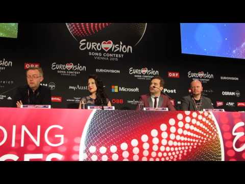 ESCKAZ in Vienna: Electro Velvet (United Kingdom) 3rd press-conference