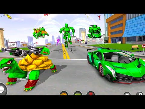 Turtle Robot Transformation Rescue Animals - Robot Oyunu
