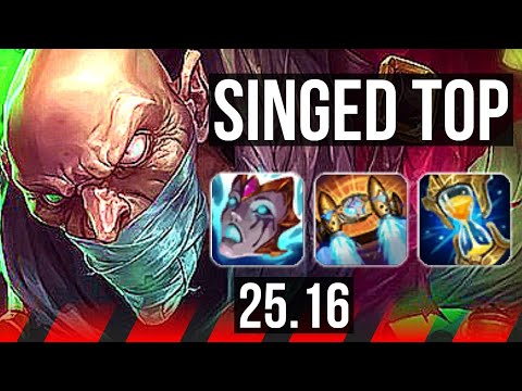 SINGED vs YASUO (TOP) | EUW Grandmaster | 25.16