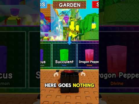 *RARE* RAINBOW EXOTIC SEED PACK IN GROW A GARDEN! | ROBLOX #roblox #growagarden #raccoon #gag
