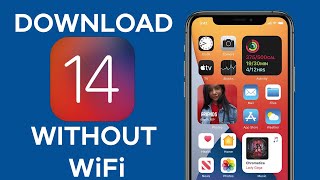 How To Download iOS 14 without WiFi or Computer - Install iOS14 Update Using Mobile Data