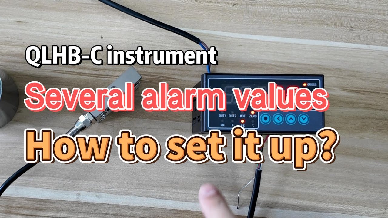 QLCHB-Weighing Indicator Alarm Value Setting