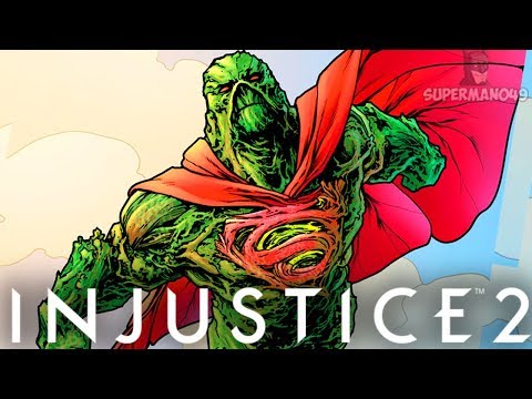 THE WORST SUPERMAN DESTROYED BY SWAMP THING - Injustice 2: "Swamp Thing" Gameplay