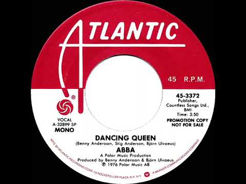 1977 ABBA - Dancing Queen (mono radio promo 45)