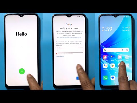 Oppo A17 Frp Bypass | Without Pc | Google Account Lock Unlock | Without YouTube