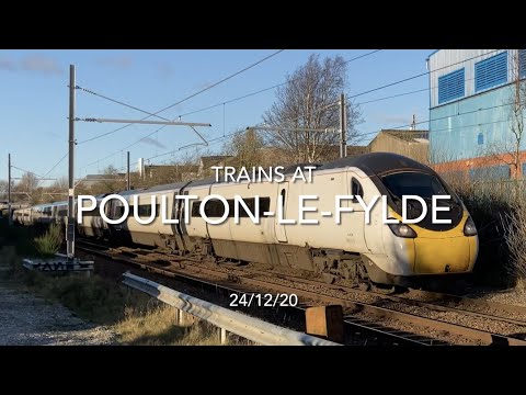 Trains At Poulton-Le-Fylde (24/12/20)
