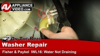 Fisher & Paykel Washer Repair - Not Draining Water - Diverter Valve - Diagnostic & Repair