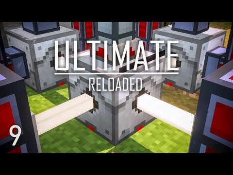 FTB Ultimate Reloaded Modpack Ep. 9 Mining Laser + Lava Power