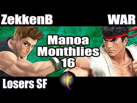 MM16 Singles: SSB Wii U - LSF - ZekkenB vs WAR