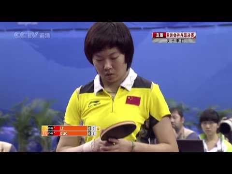 2010 Asian Games (ws-final) LI Xiaoxia Vs GUO Yue [Full Match|HD1080p]