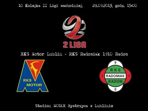 Motor Lublin - Radomiak Radom 2:2 skrót meczu [28/09/2013]