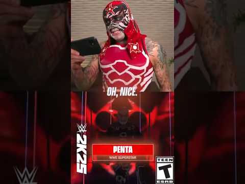 Penta Reacts to His WWE 2K25 Character for the First Time!