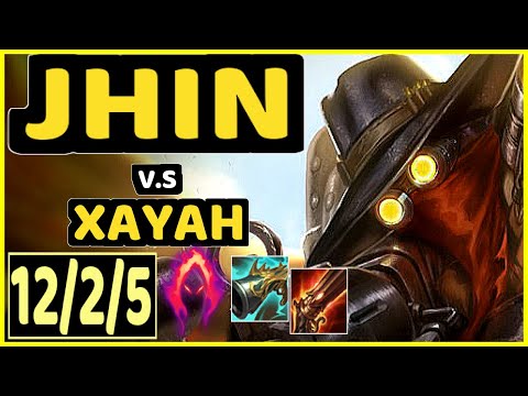 HYBRID (JHIN) vs XAYAH - 12/2/5 KDA BOTTOM ADC GAMEPLAY - KR Ranked GRANDMASTER