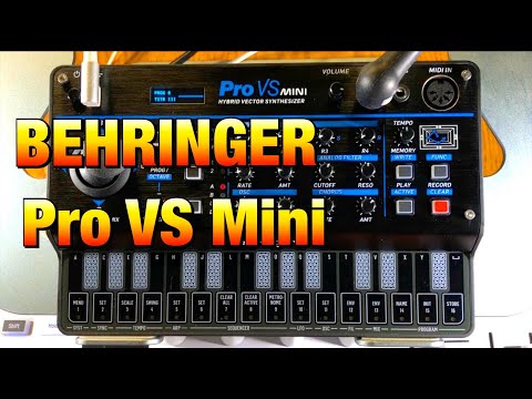 Behringer PRO VS Mini - Hybrid Vector Synthesizer - Tutorial - Understanding & Programming
