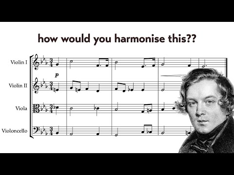 how to harmonise a melody like a romantic composer