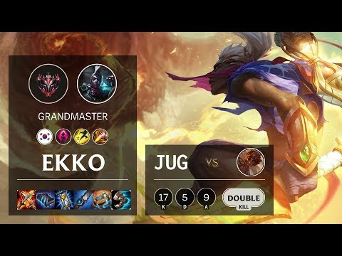 Ekko Jungle vs Taliyah - KR Grandmaster Patch 10.4