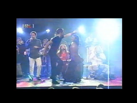 Andreja & Mattias dancing salsa with Cubismo; 25.2.2001