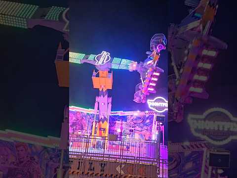 Finale Night Fly Kirmes Mannheim #kirmes #trending #attraction #neuheit #travel #2025 #new #fyp #fy