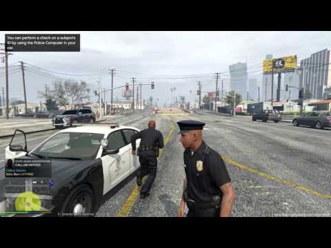 GTA 5 PC MODS - LSPDFR - POLICE SIMULATOR - EP 23 (NO COMMENTARY) CITY PATROL DODGE CHARGER