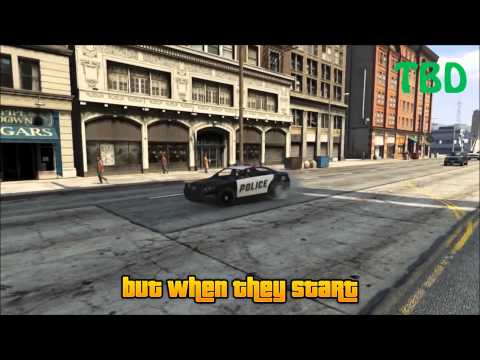 GTA5 What Does The Cop Say Parody   Ylvis Fox Song