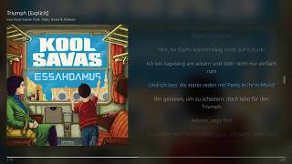 Triumph - Kool Savas feat. Sido, Azad & Adesse | Lyrics